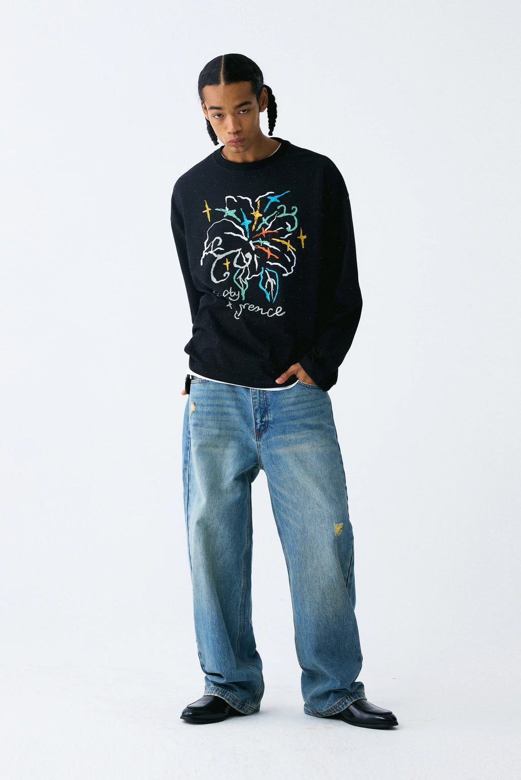 Firework Lily Long Sleeve Tee
