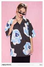 Hand-Drawn Rose Graphic Shirt