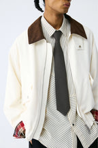 Plaid Corduroy Casual Jacket