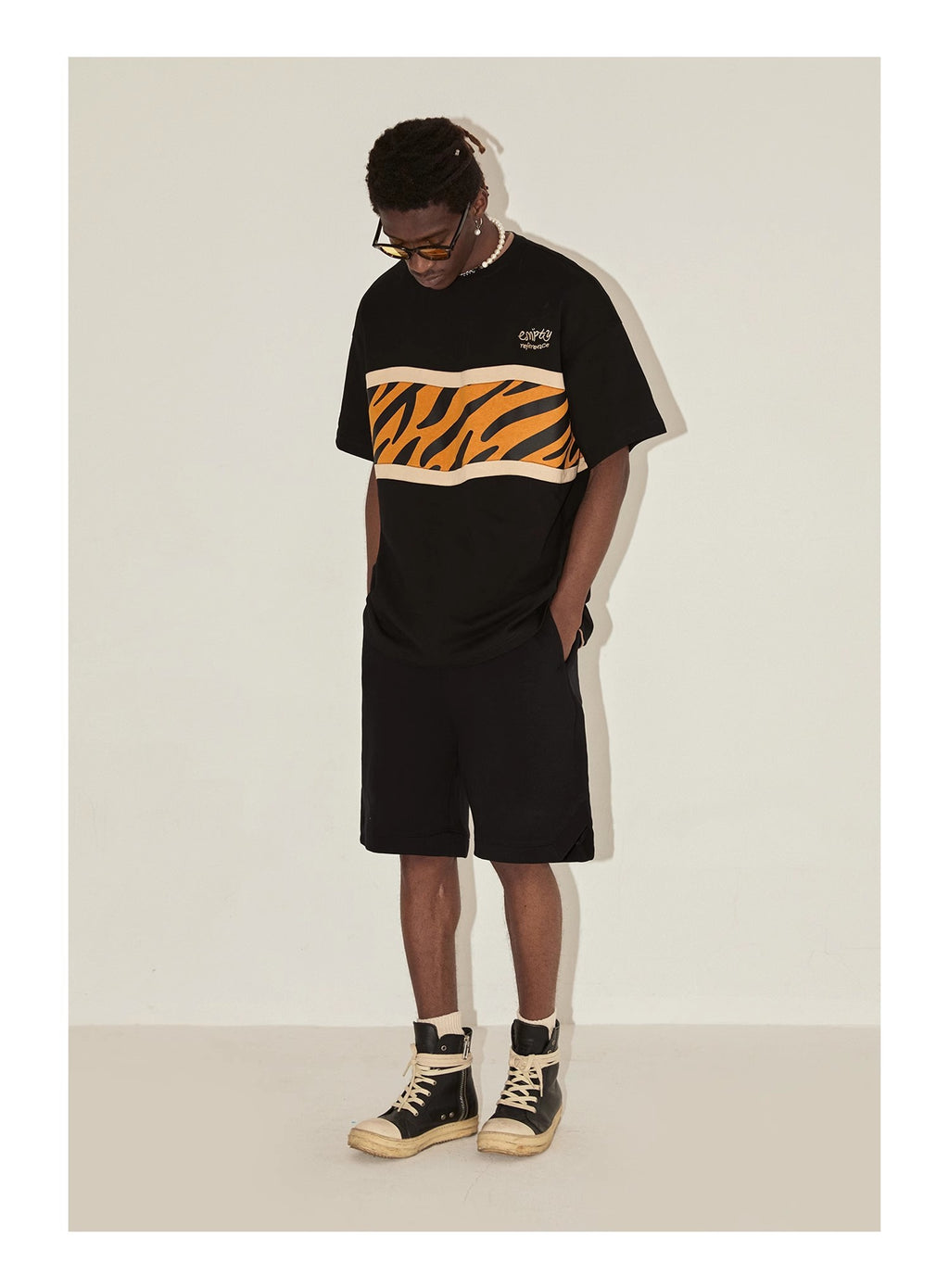 Tiger Patchwork Graphic Tee