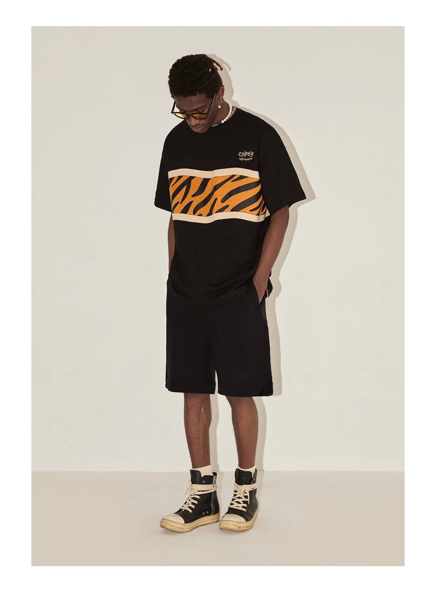 Tiger Patchwork Graphic Tee