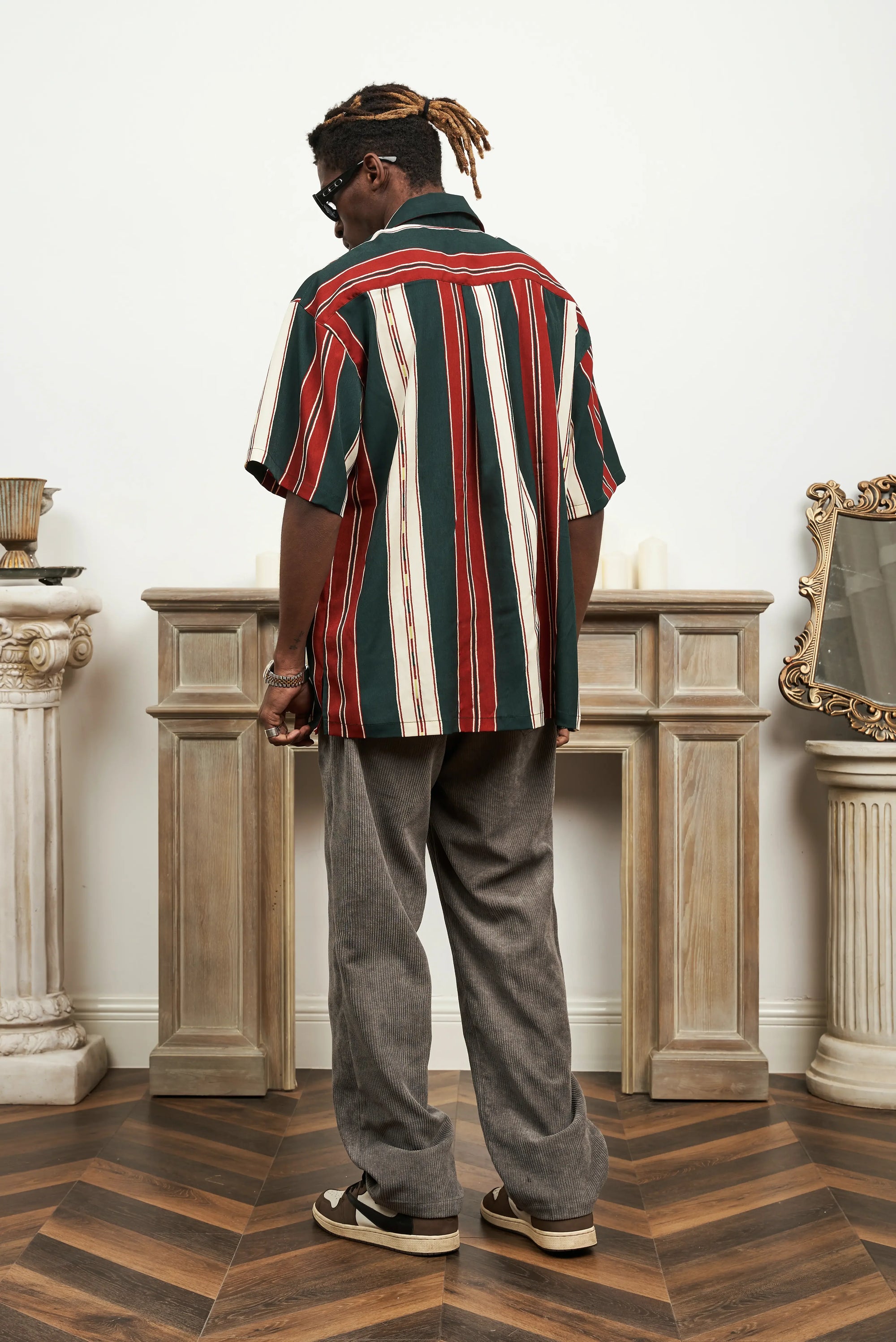 Red Green Stripe Shirt