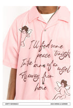 Angels Print Camp Shirt