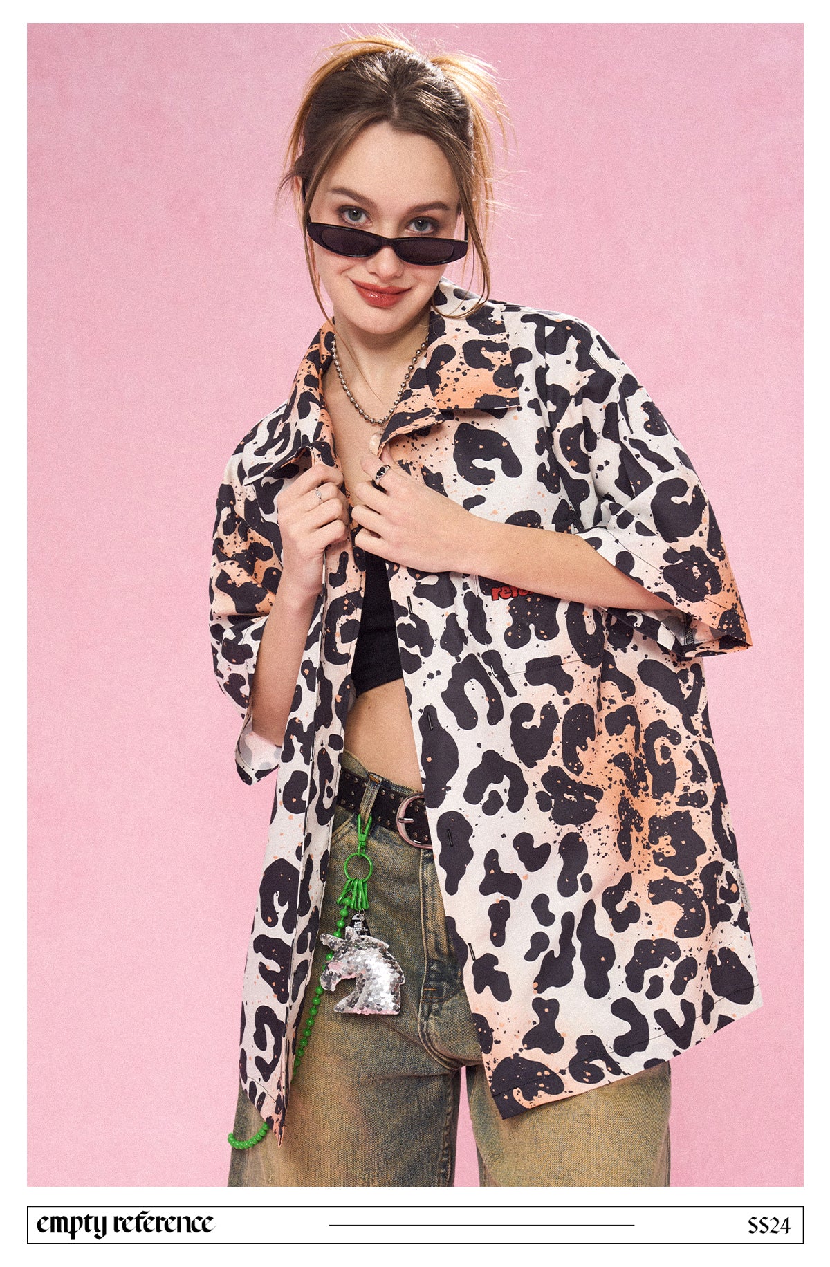 Gradient Leopard Shirt