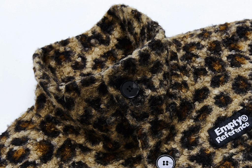 Leopard Print Quilted Vest