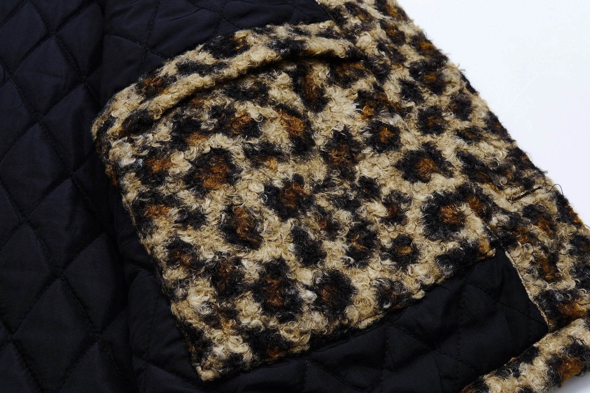 Leopard Print Quilted Vest