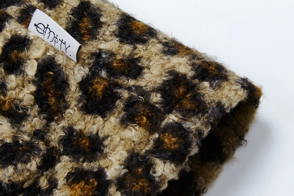 Leopard Print Quilted Vest