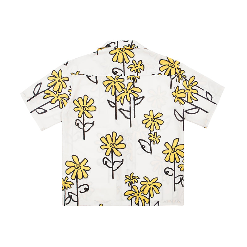 Spring Floral Graphic Shirt