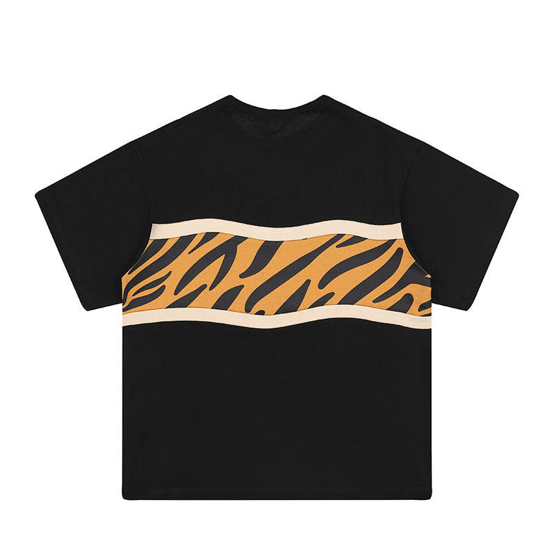 Tiger Patchwork Graphic Tee