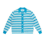 Blue White Stripe Knit Shirt - Empty Reference