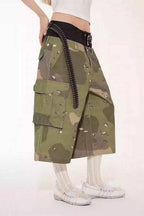 Camo Panel Straight Shorts - Empty Reference