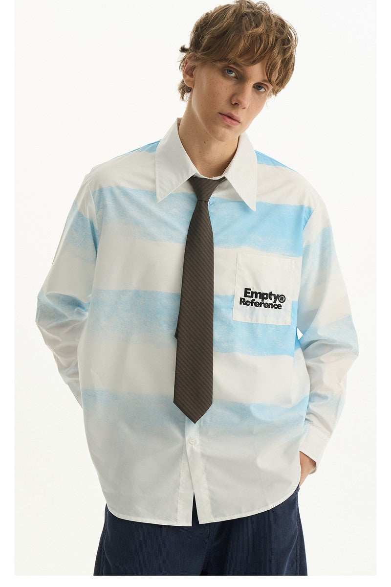 Faded Stripe Plaid Shirt - Empty Reference