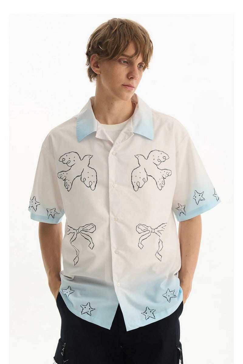 Graffiti Fade Graphic Shirt - Empty Reference
