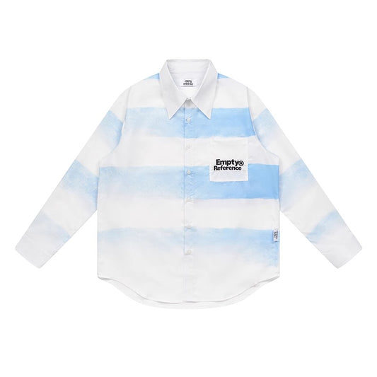 Faded Stripe Plaid Shirt