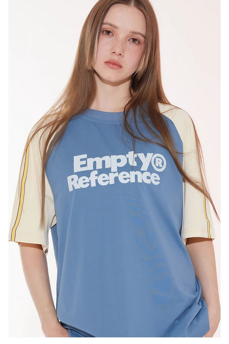 Blue Raglan Cooling Graphic Tee