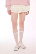 Layered Lace Ruffle Skirt - Empty Reference