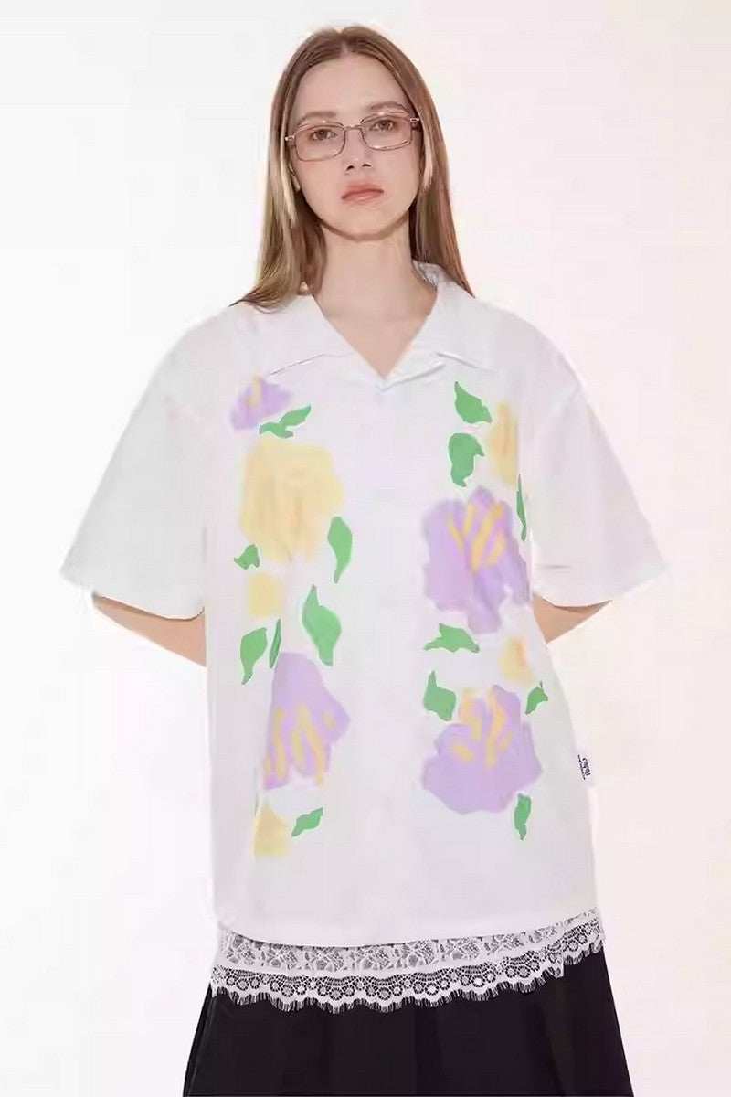 Floral Cuba Vacation Shirt - Empty Reference