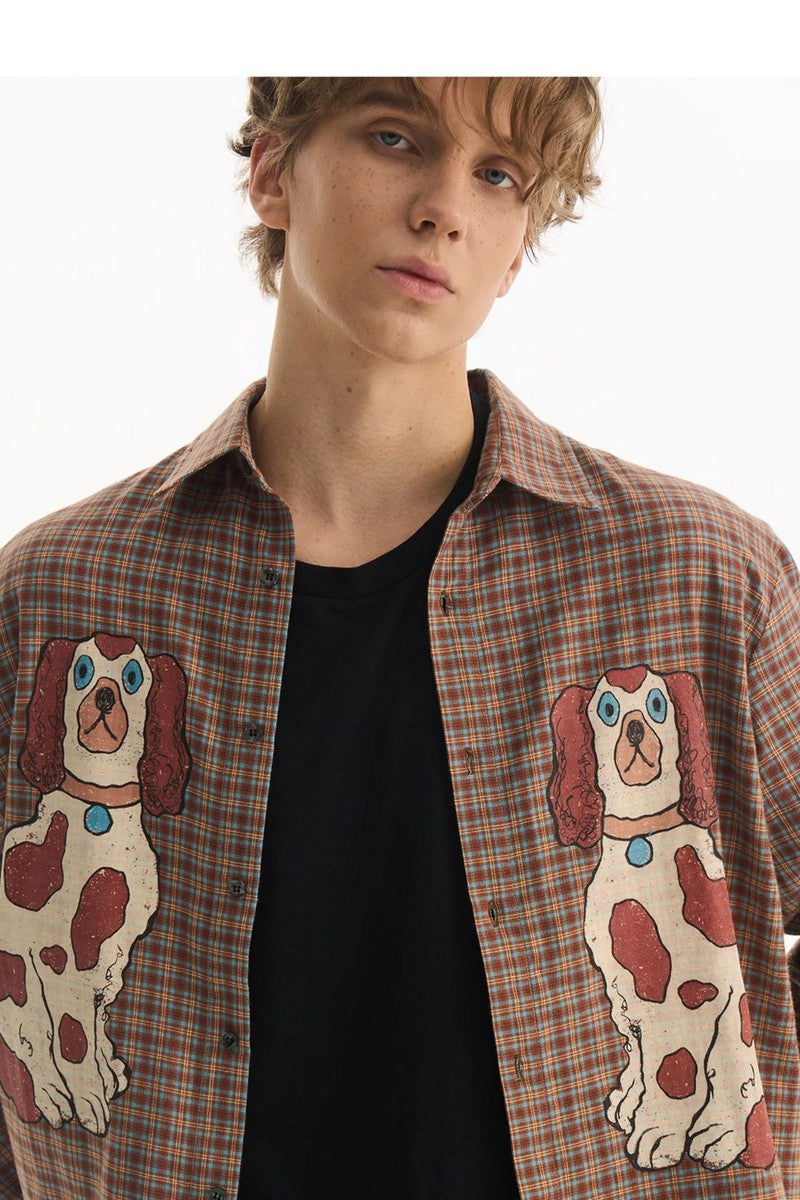 Dalmatian Plaid Shirt