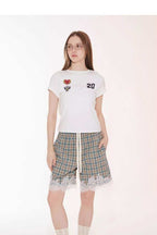 Lace Trim Jersey Shorts - Empty Reference