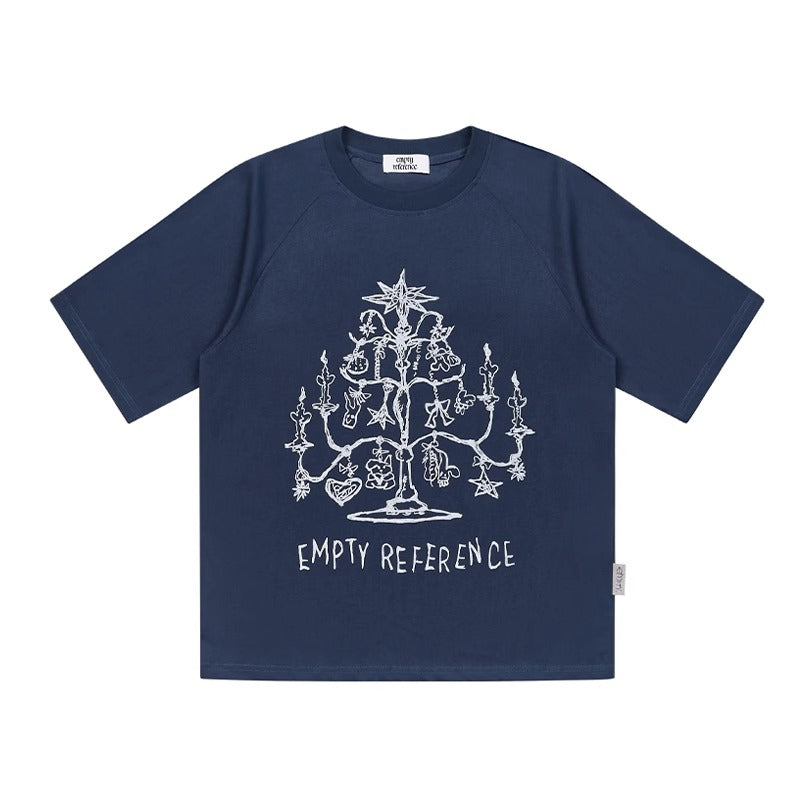 Christmas Candle Raglan Tee