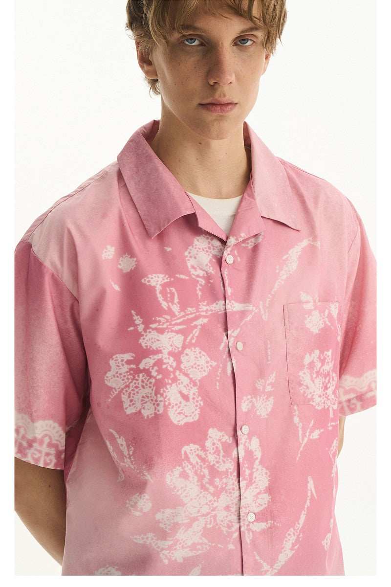 Gradient Lace Graphic Shirt - Empty Reference