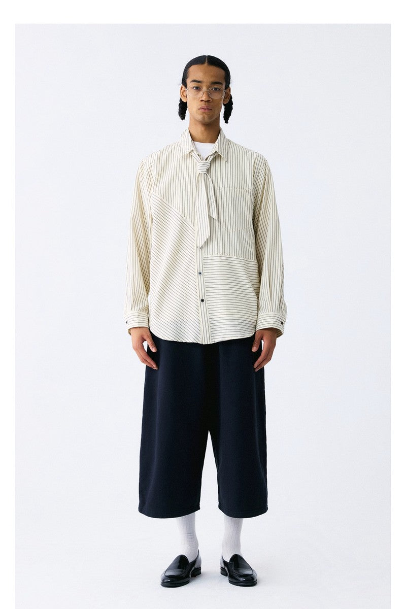 Striped Patch Pocket Shirt