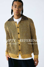 Vintage Stripe Knit Cardigan - Empty Reference