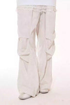 Pleated Botanical Paratrooper Pants - Empty Reference
