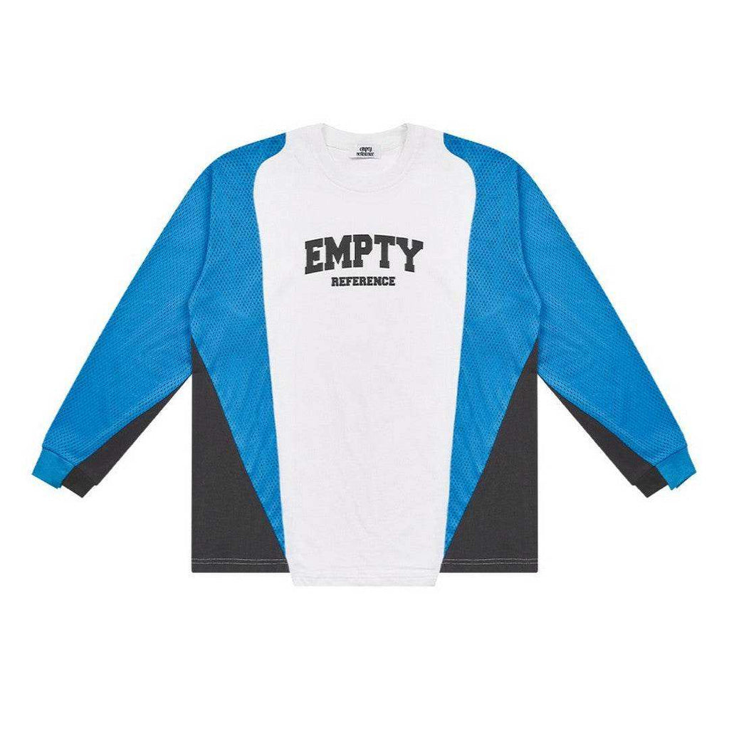 Colorblock Mesh Graphic Jersey Tee - Empty Reference