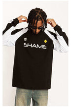 Black White Patchwork Jersey Tee - Empty Reference
