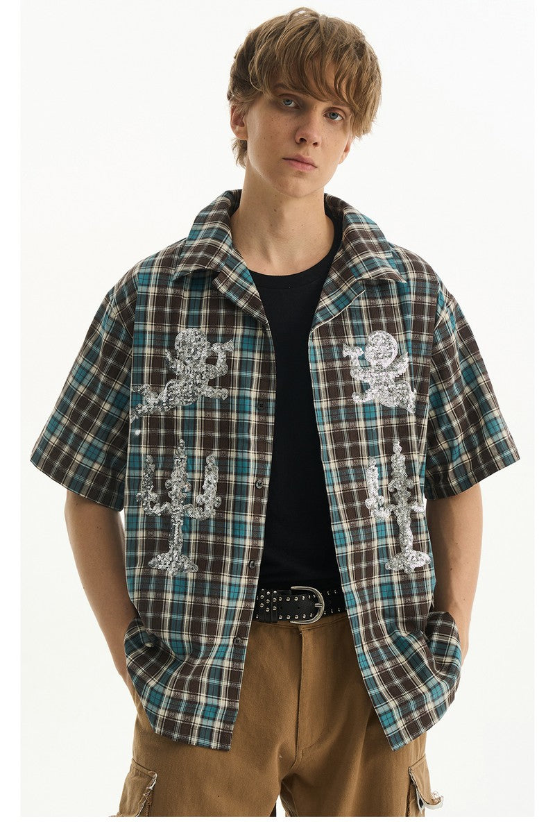 Angel Candle Sequin Shirt