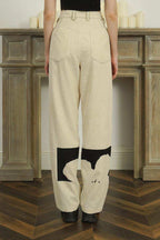 Corduroy Floral Dress Pants - Empty Reference