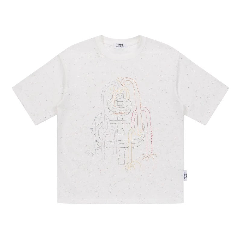 Color Fountain Graphic T-Shirt