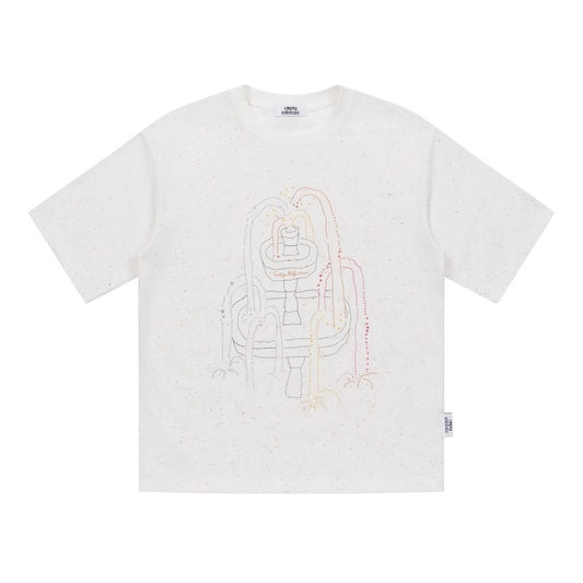 Color Fountain Graphic T-Shirt