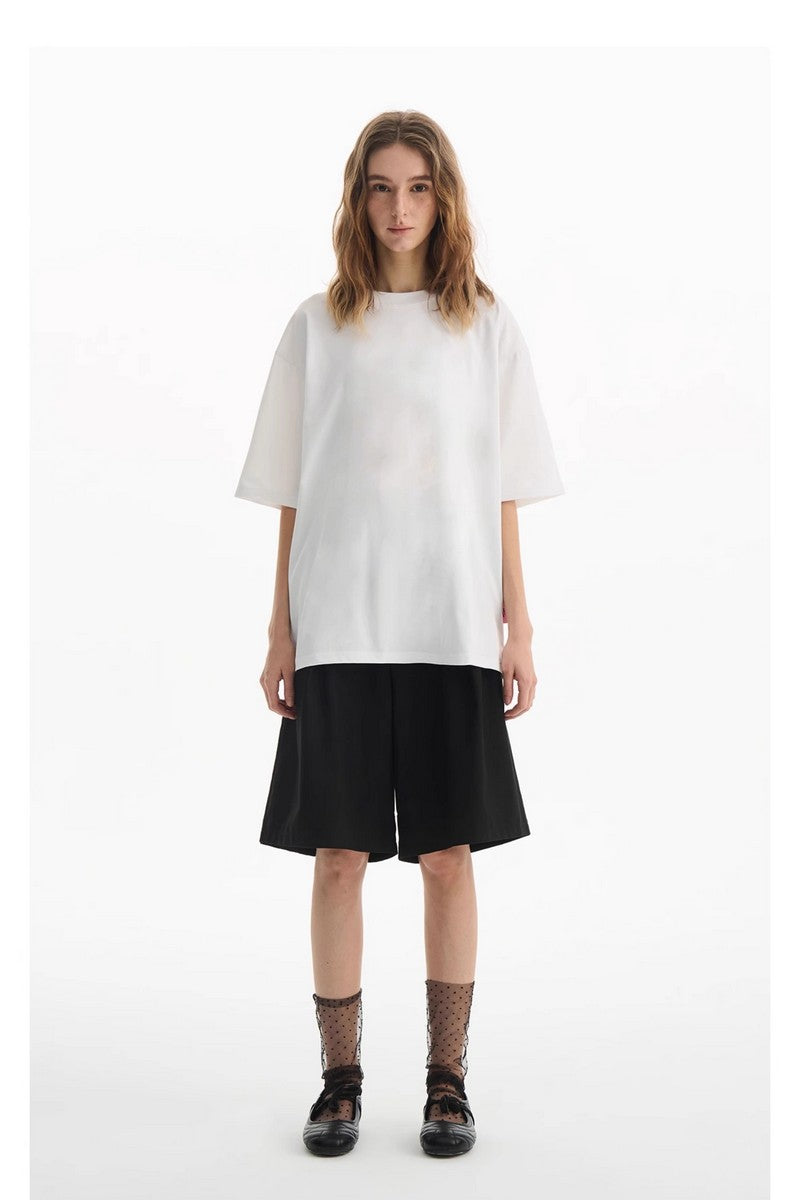 Cooling Relaxed White Tee