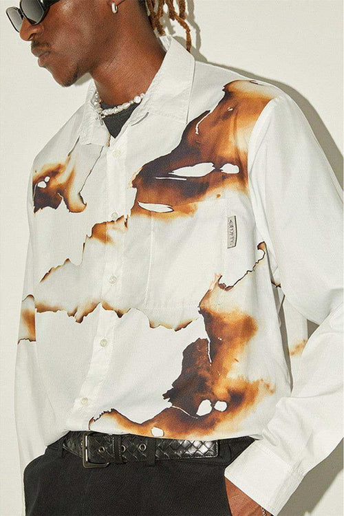 Ash Print Vintage Shirt - Empty Reference