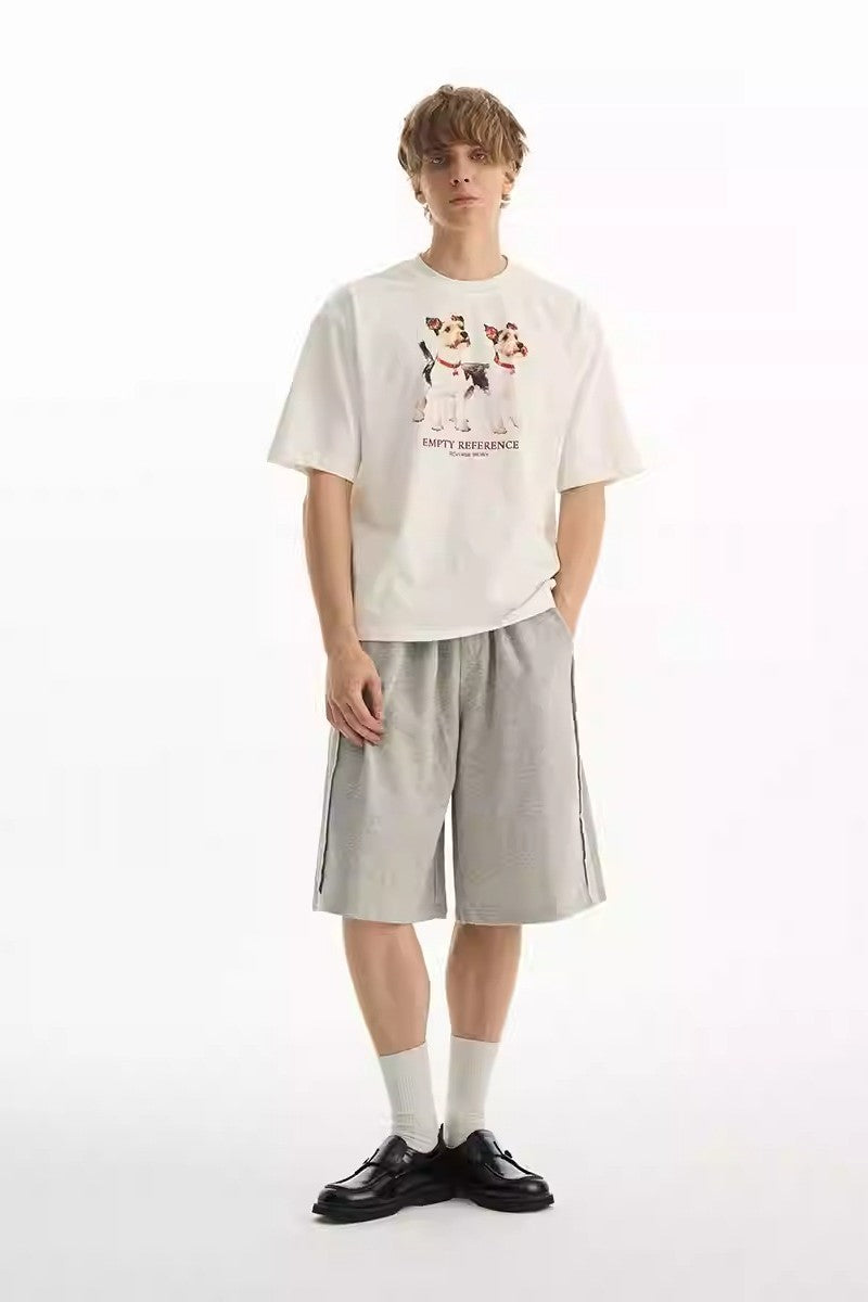Schnauzer Letter Graphic Tee
