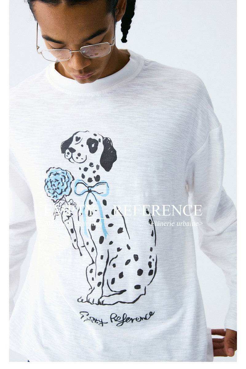 Dalmatian Rose Graphic Tee - Empty Reference