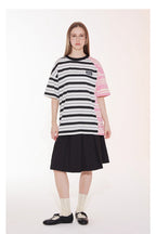 Striped Deconstructed Patchwork Tee