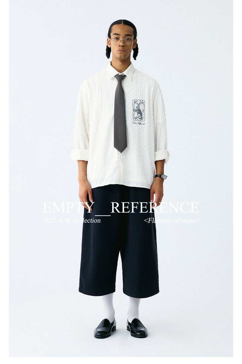 Striped Bunny Garden Shirt - Empty Reference
