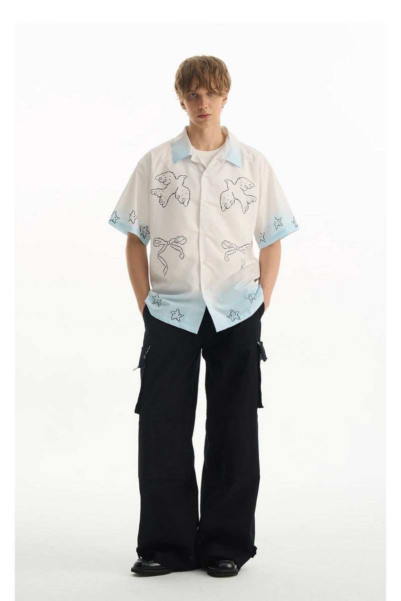 Graffiti Fade Graphic Shirt - Empty Reference