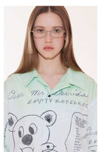 Bear Letter Graphic Shirt - Empty Reference