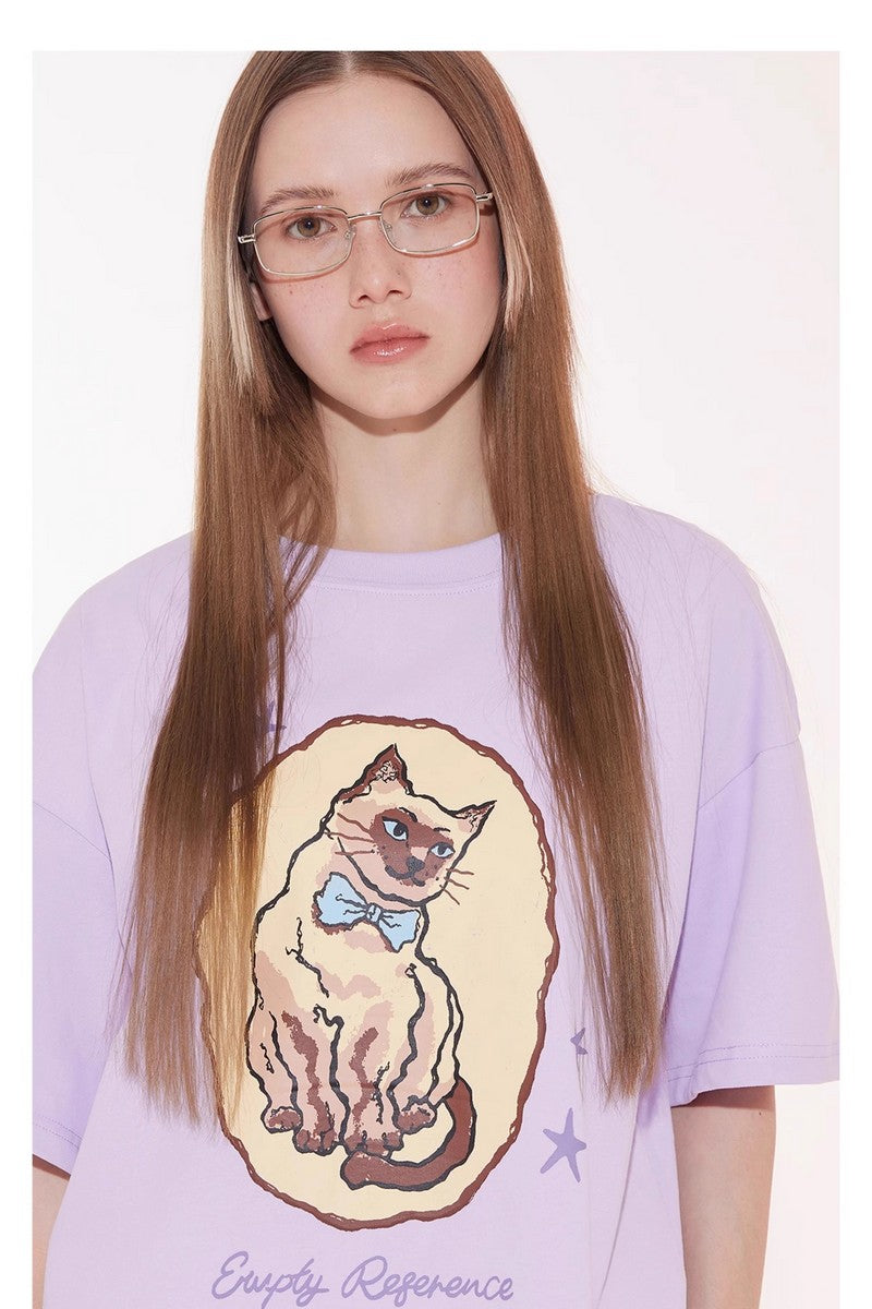 Siamese Cat Graphic Tee