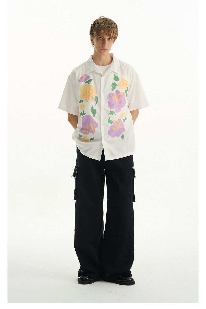 Floral Cuba Vacation Shirt - Empty Reference