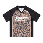 Leopard Mesh Polo Shirt - Empty Reference