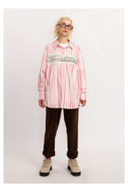 Pink Stripe Logo Shirt - Empty Reference