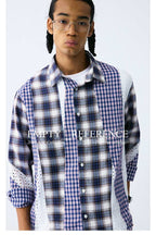Textured Lace Panel Shirt - Empty Reference