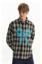 Bow Plaid Long Sleeve Shirt - Empty Reference