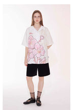 Striped Floral Casual Shirt - Empty Reference