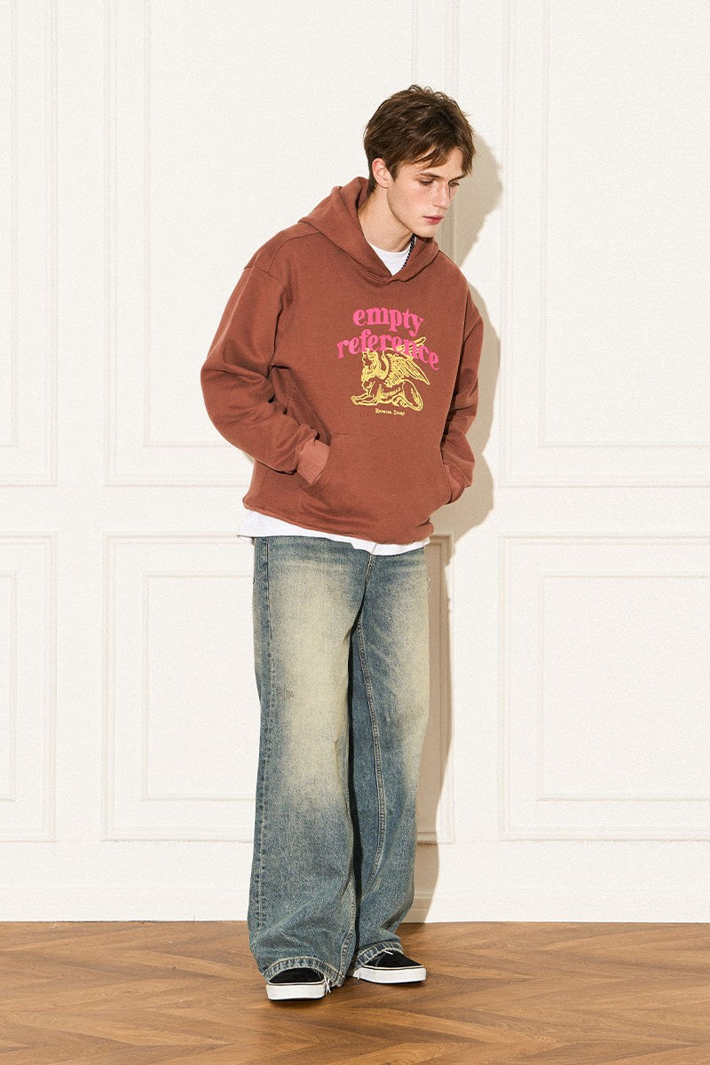 Sphinx Graphic Vintage Hoodie